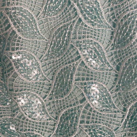 Francesca’s Collections mint colored, sequin mini dress - Picture 2 of 5